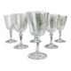 6 Vintage Cristal D'Arques Versailles Liqueur Glasses
