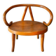 Le Corbusier style curved wood children's armchair, early 20th century