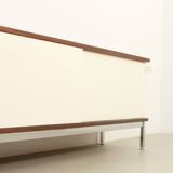 Enfilade Airborne with lacquered sliding doors, France, 1960s