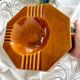 Large vintage modernist ceramic ashtray