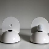 White Buco applior by Claudio Dini edited by Artemide, 1974