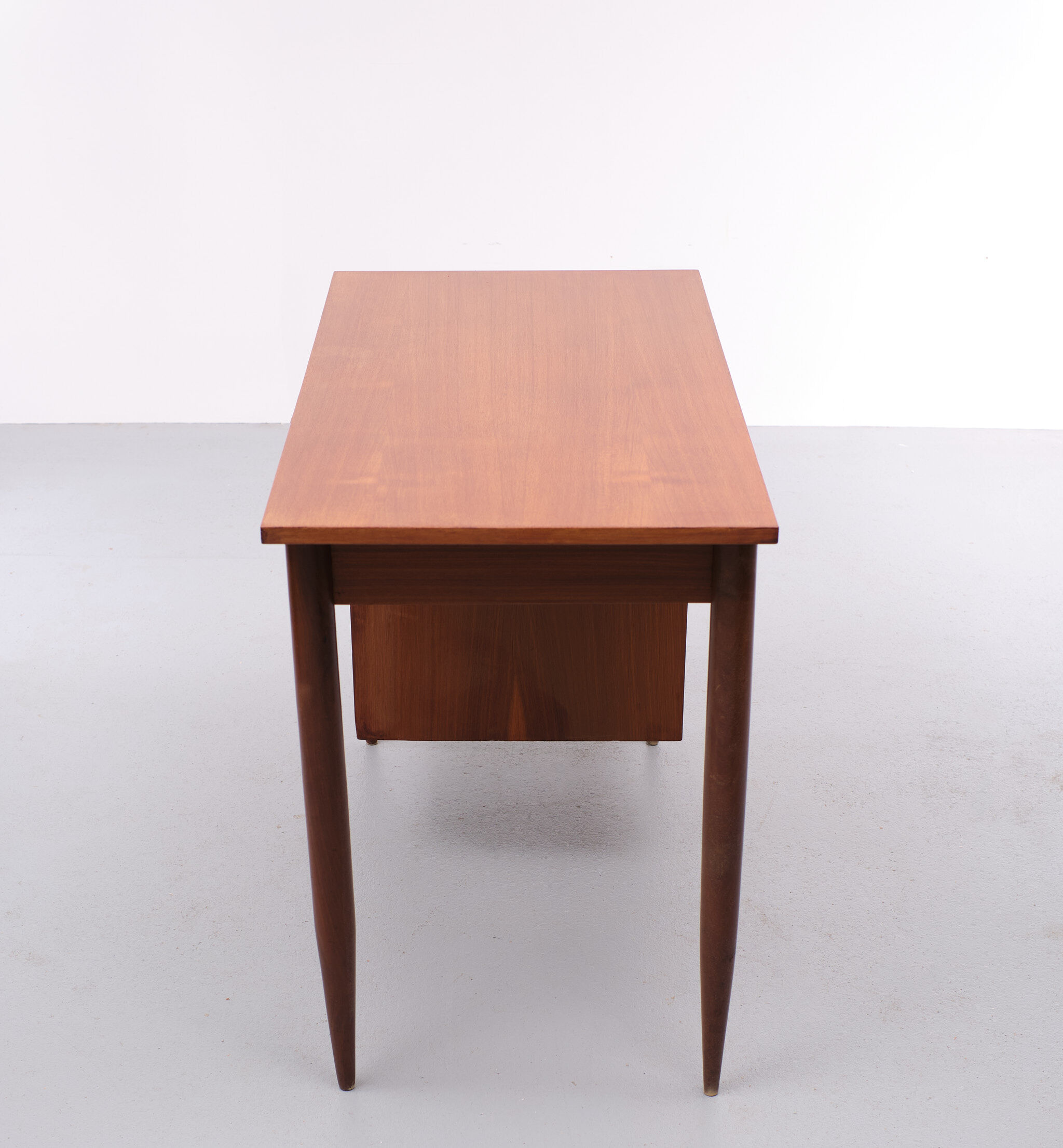 Danish teak drop leaf writing desk by arne vodder, 1960s