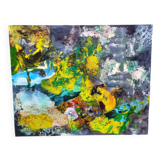 Philippe Charpentier (20th century) Mixed media on canvas, 1997