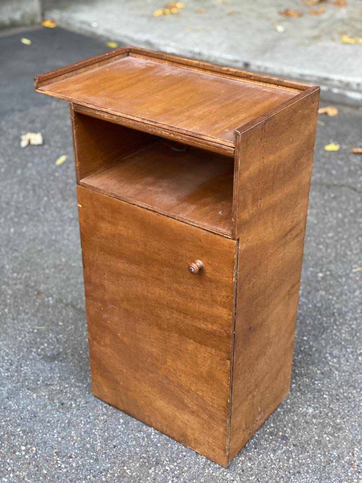 Scandinavian oak shelf, 1960s