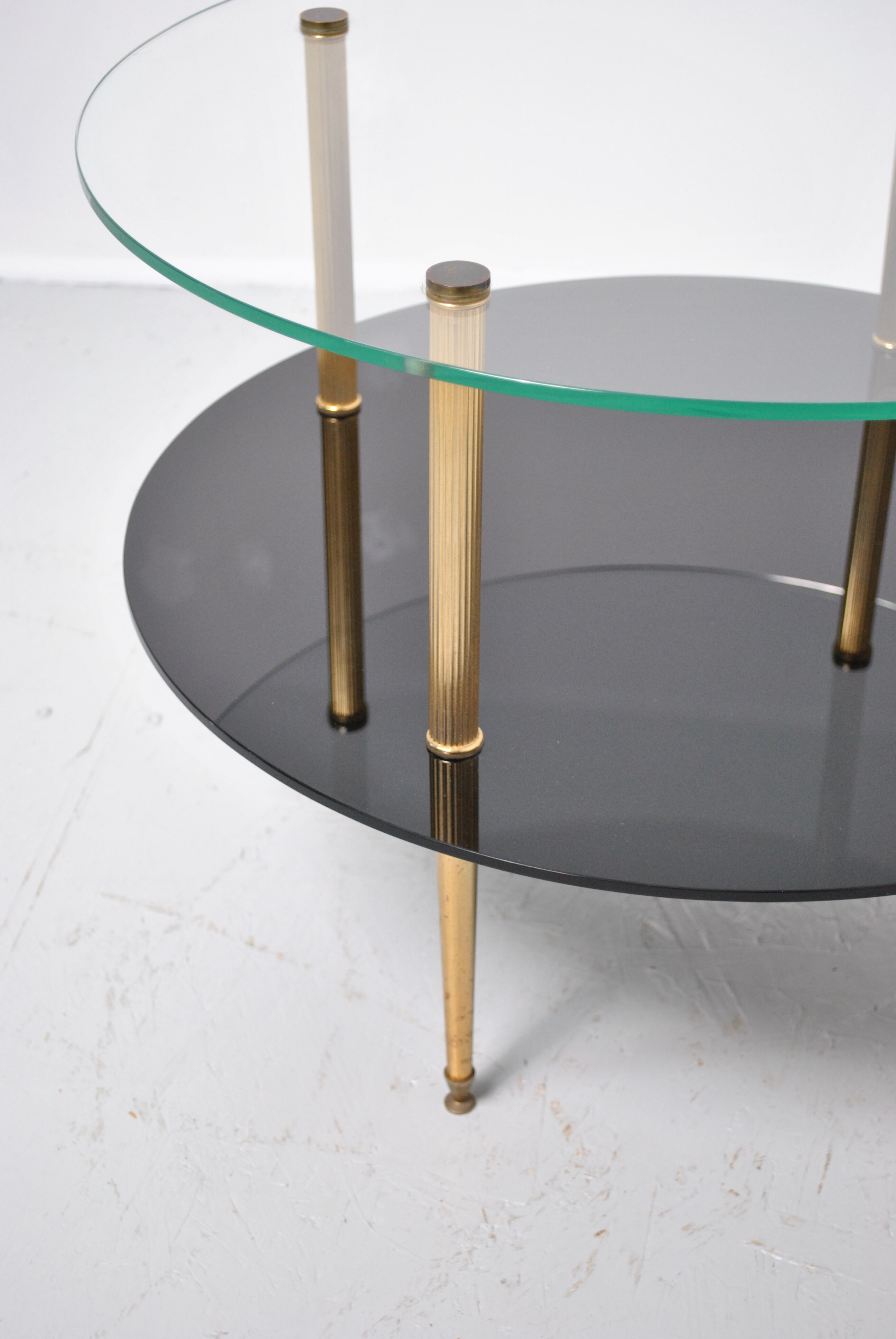 Table basse ronde 1970