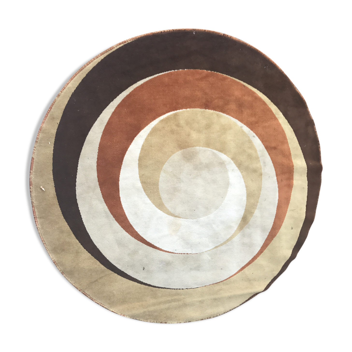 Carpet wool circular 1970 - 200x200 cm