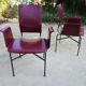 Ross Littell pour fauteuils Matteo Grassi en cuir Bordeaux et acier, ensemble de 2