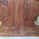 Solid teak carved swing cradle