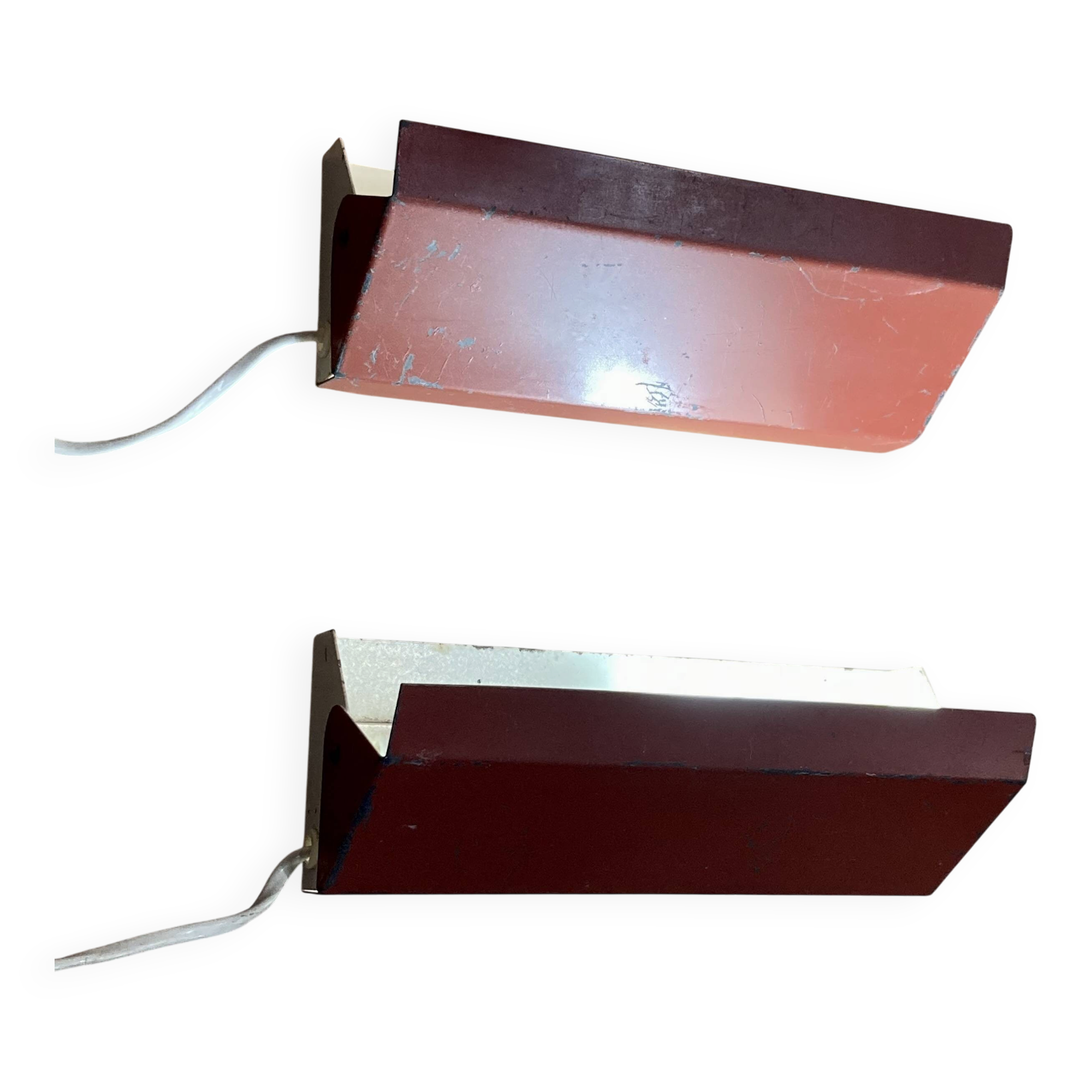 A PAIR OF MODULAR WALL LIGHTS 1950.