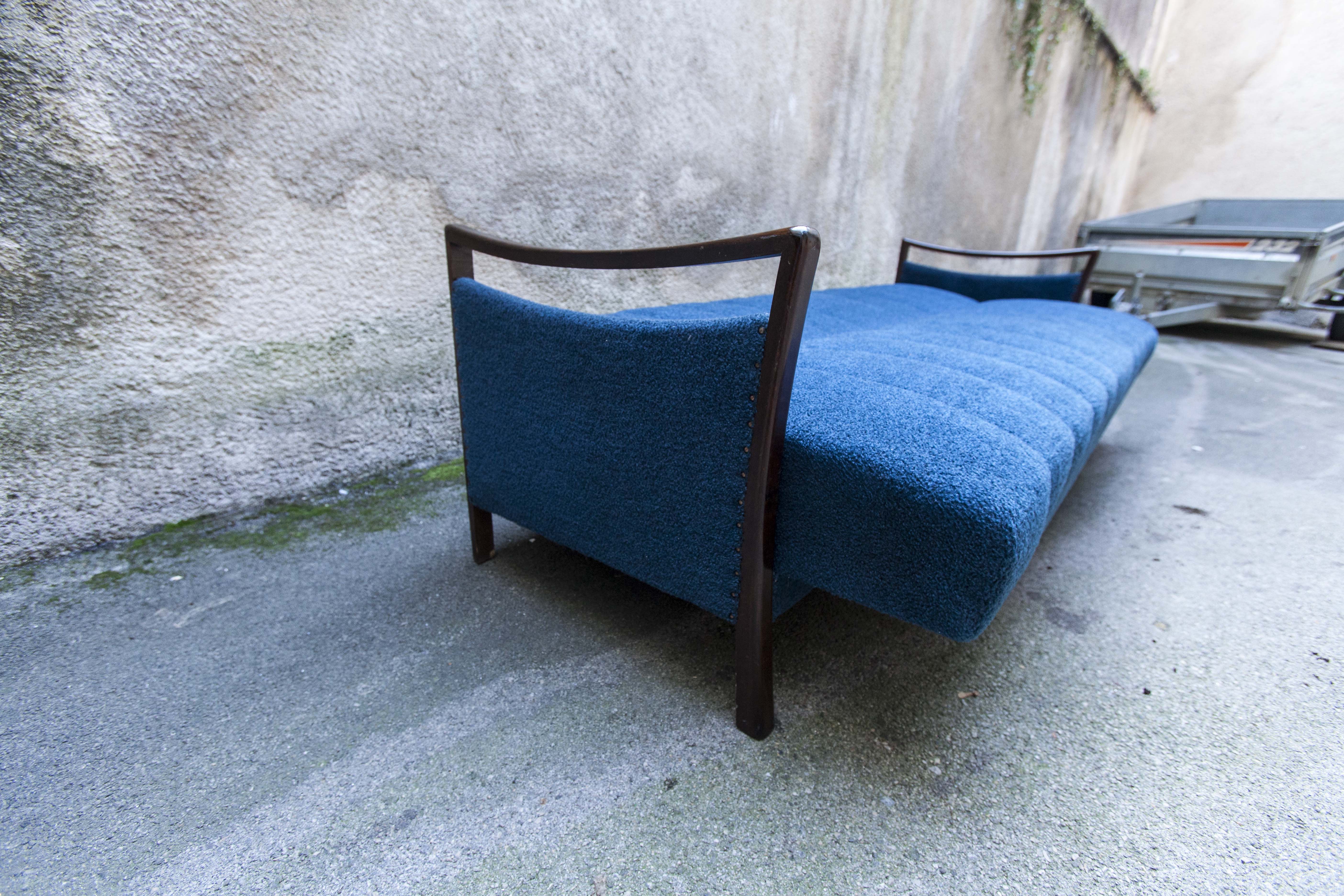 Sofa daybed 3 scandinavian blue