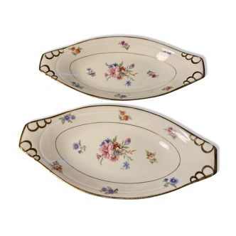 Set of two old ramekins