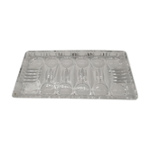 Serving dish in crystal design vintage 60s/70s