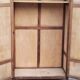 Parisian 2-door wardrobe in oak and poplar from the 1950s