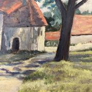 Huile sur panneau vintage