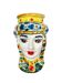 Vase en céramique italienne Testa di Moro, Sicile