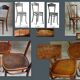 6 chairs bistro Thonet, Kohn, Japy early 20th century