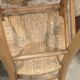 Old straw chair