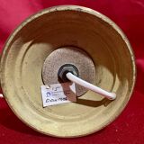 Pair of glass and brass lamp bases, "Maison Le Dauphin", "Daumes" model, 1980s