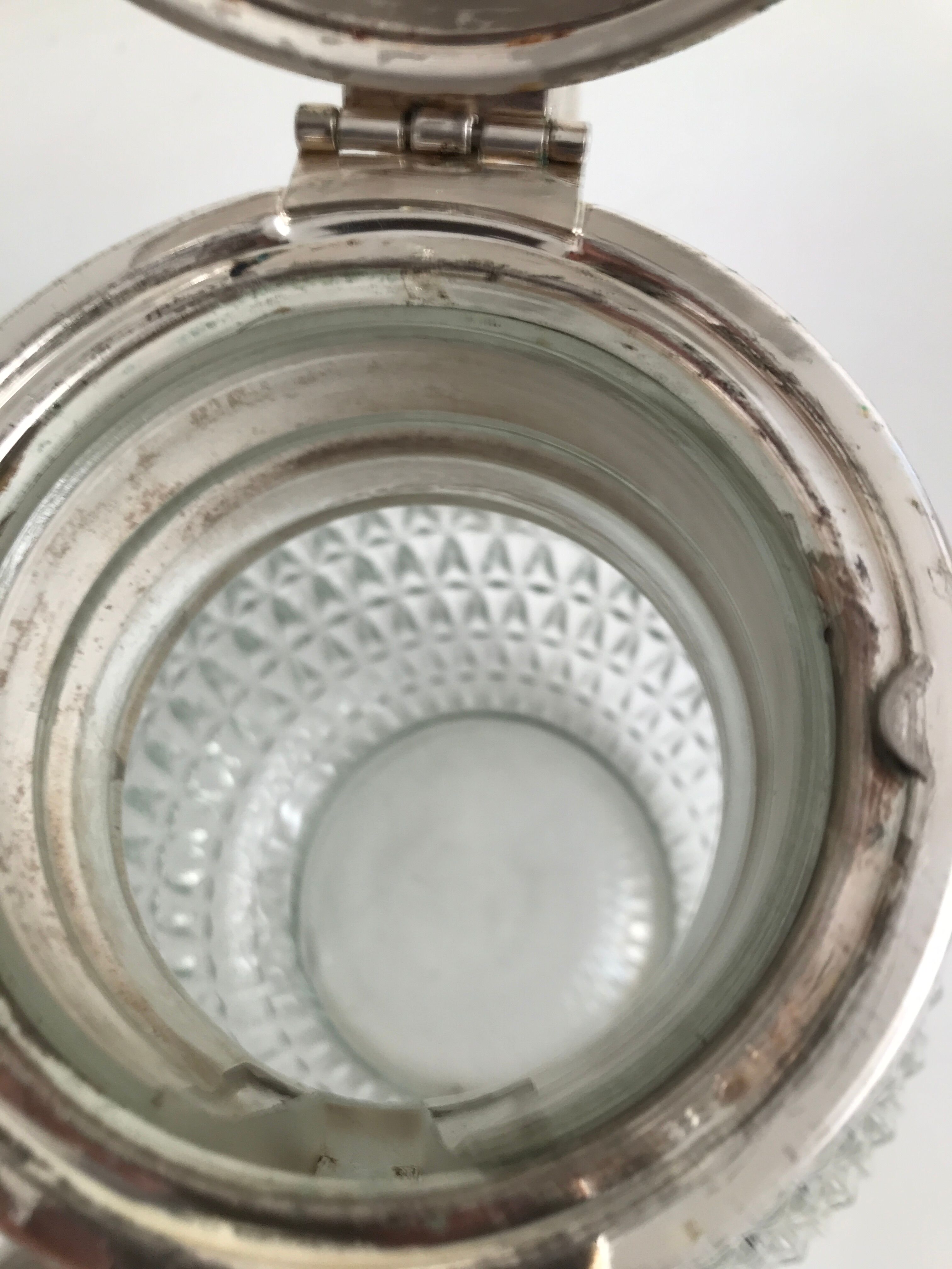 English silver pitcher year 50