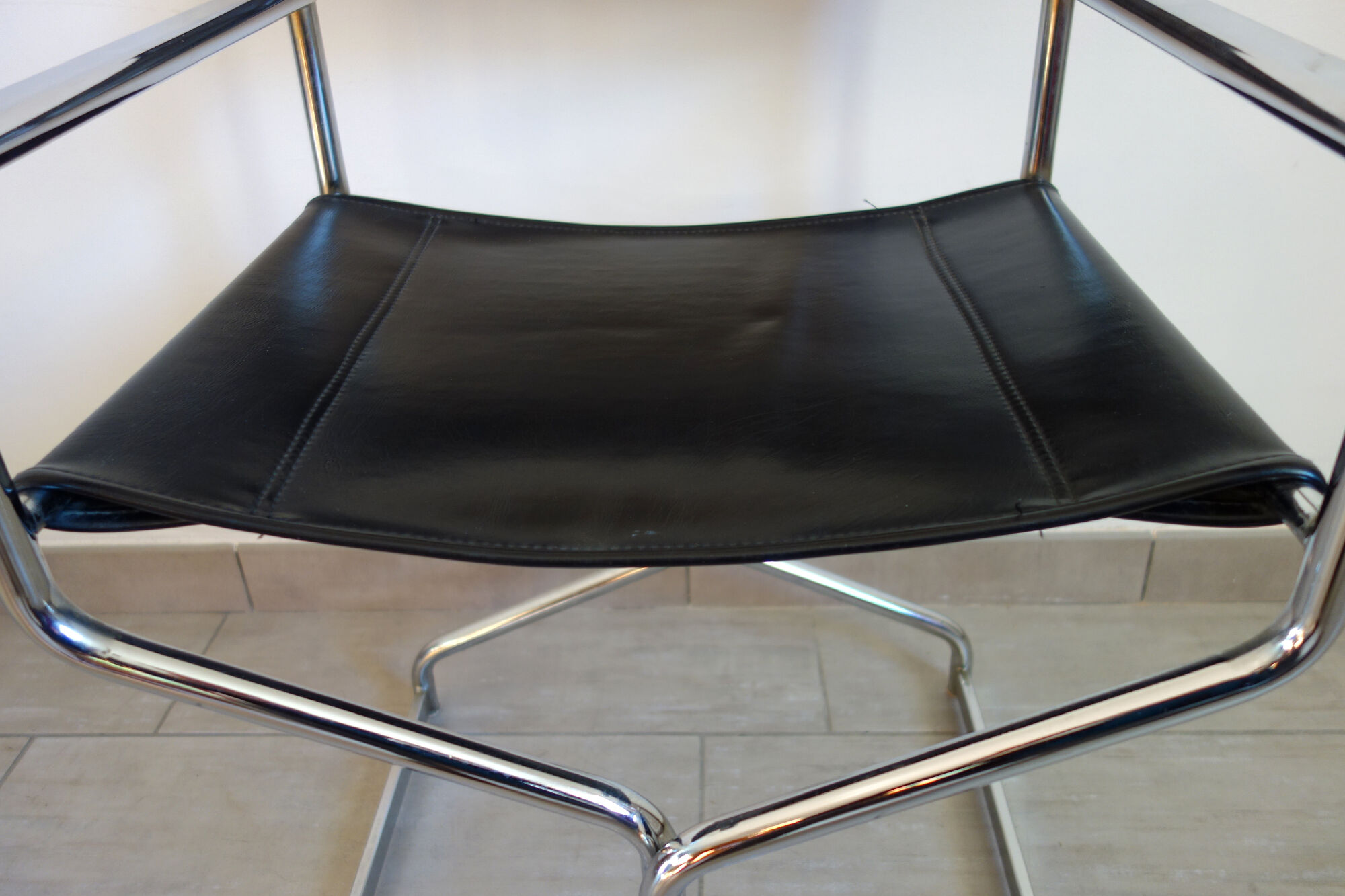 Folding armchair vintage director