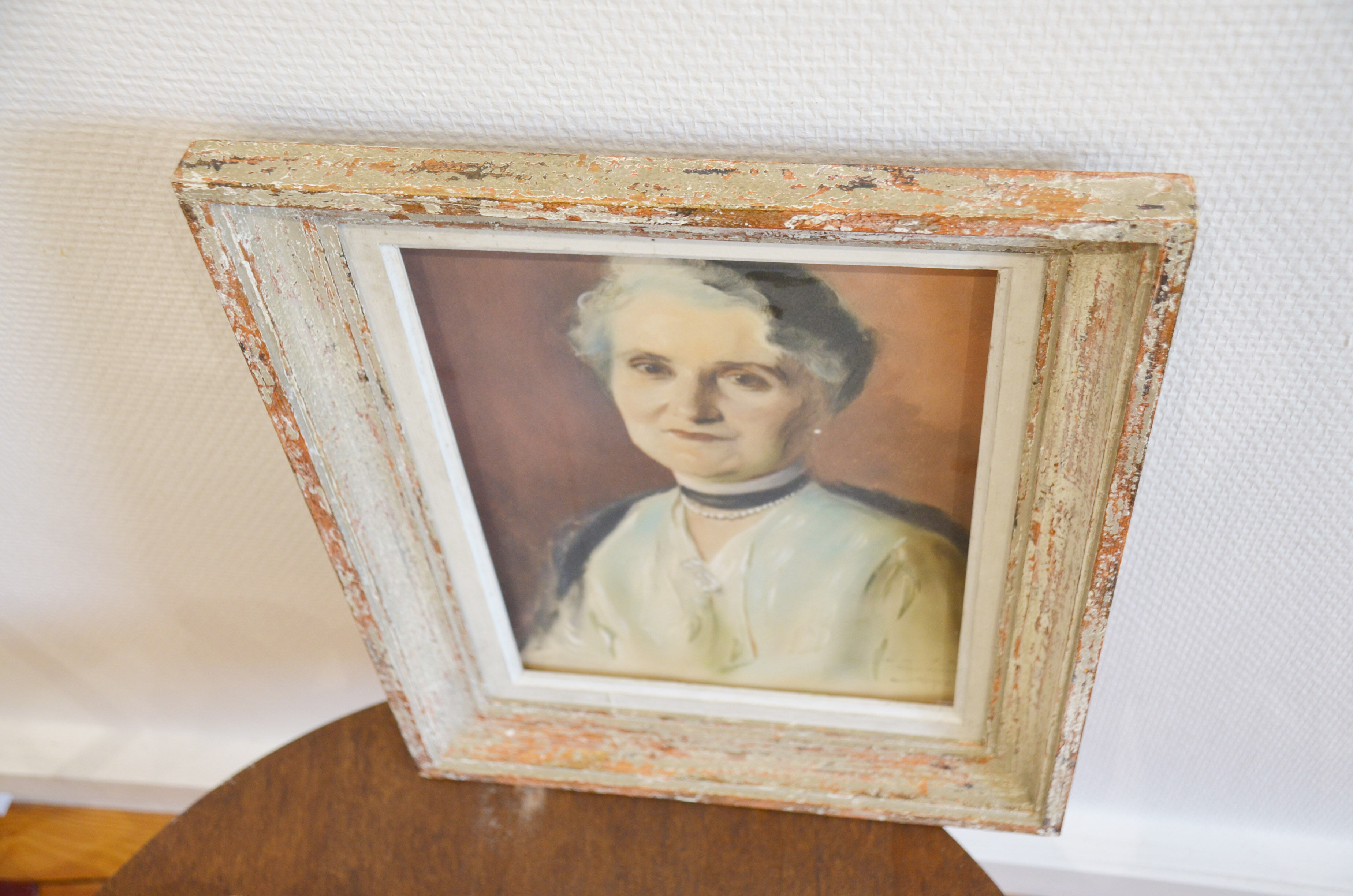 Oil portrait old woman 1939