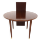 Scandinavian extendable mahogany dining table, Sweden 1960s