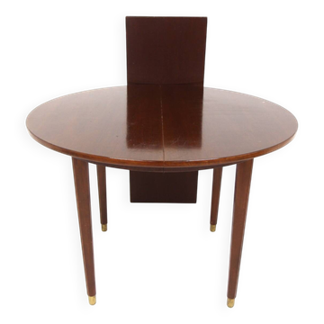 Scandinavian extendable mahogany dining table, Sweden 1960s