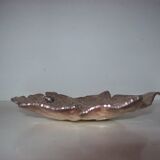 Empty pocket in silver metal