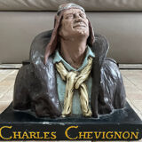 Advertising statue charles chevignon
