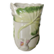 Vase en céramique, motif floral, numéroté et signé années 70 80