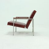Adjustable armchair in Dutch design leather 1960