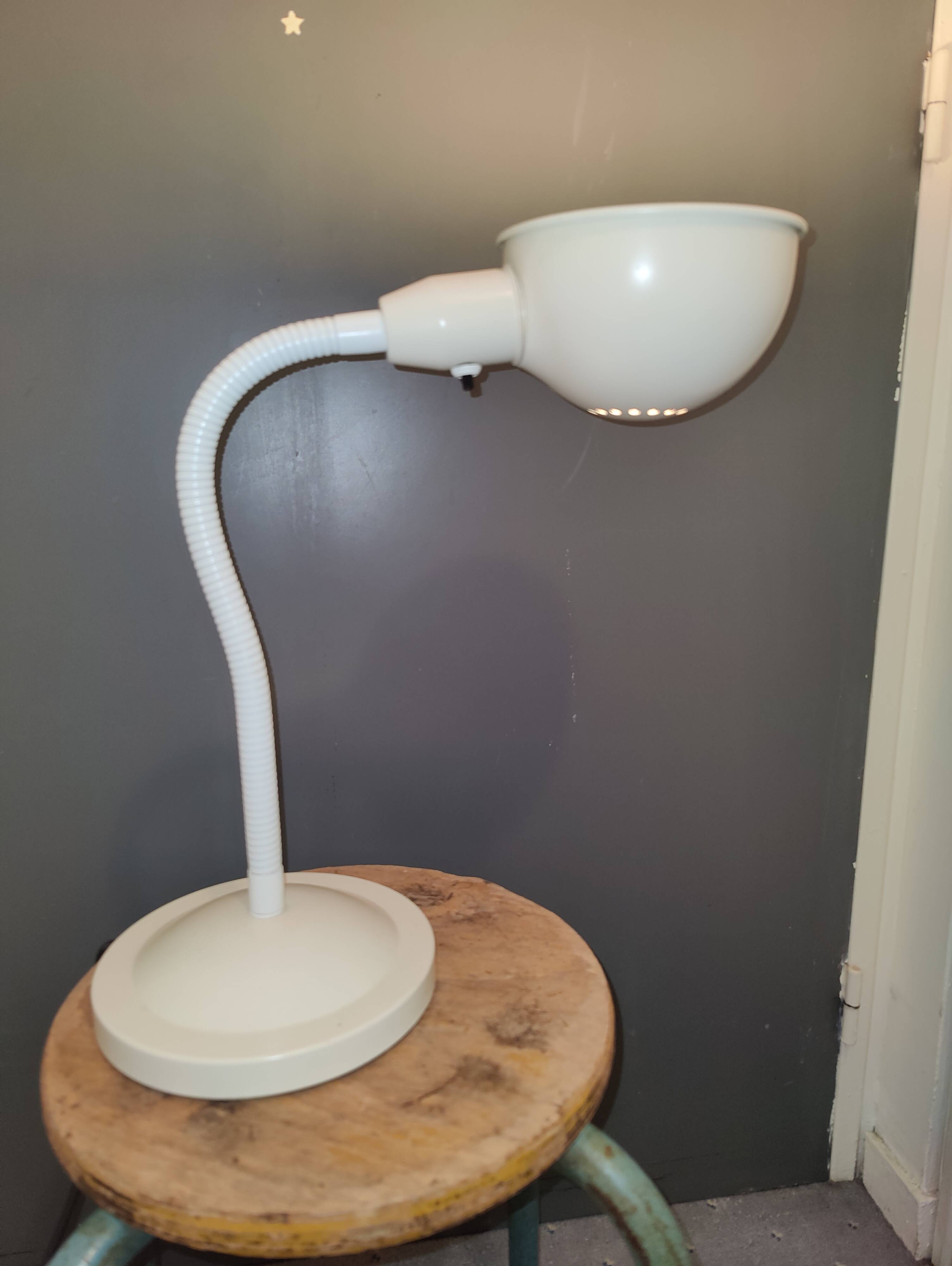 Ikea lamp Format A0103 white (cream) vintage 1980s