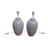 Pair of Deschuytener Art Deco style lamp bases