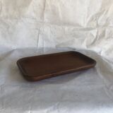 vintage solid teak serving tray