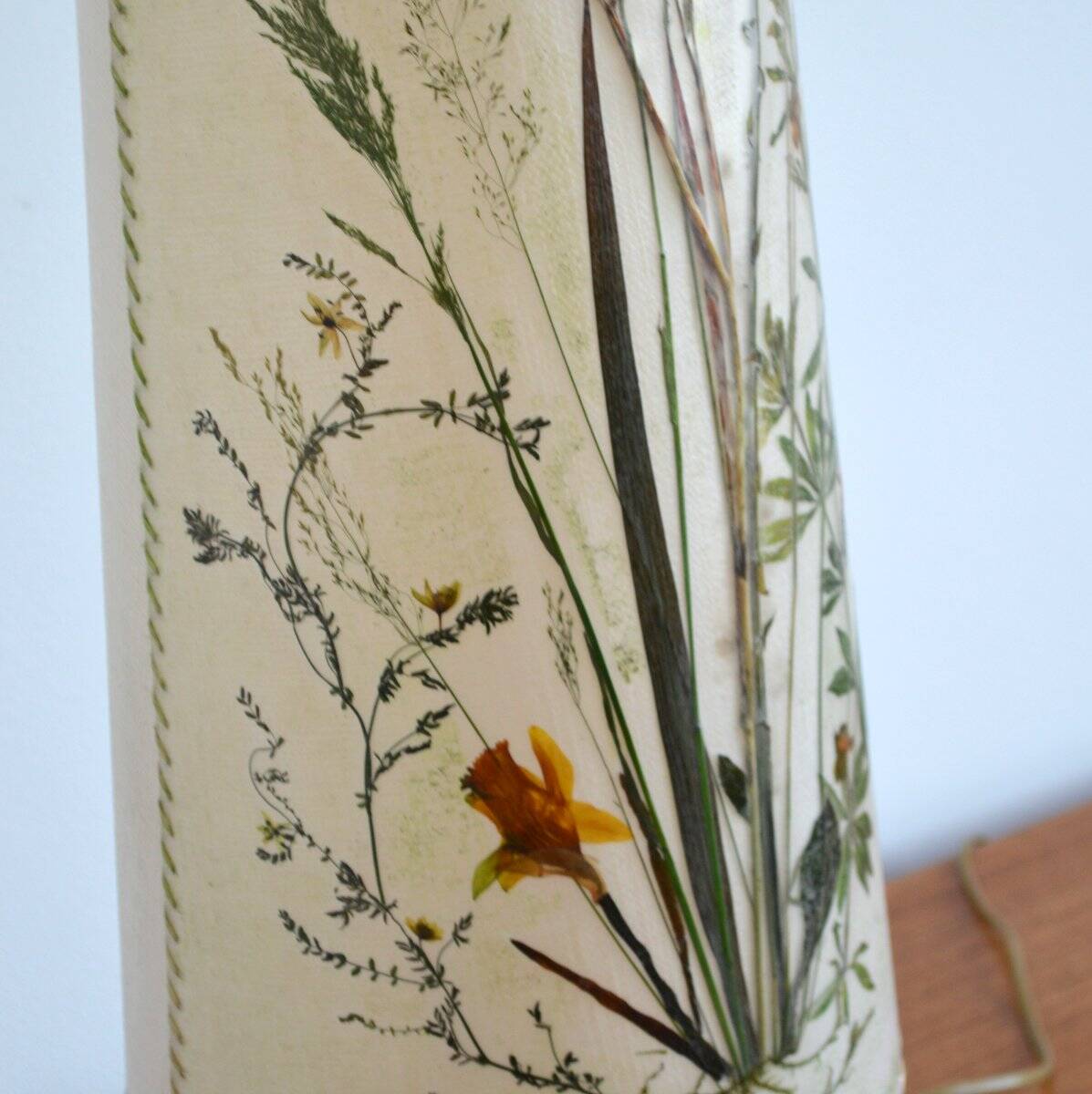 Vintage Herbarium table lamp 1970s