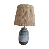 Artisanal stoneware lamp 1960
