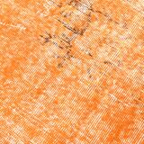 4x8 Pumpink Orange Handmade Vintage Rug, 135x247Cm SK 3194
