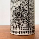 Danish Flora vase from the mid-century by Bjørn Wiinblad for Nymölle Denmark, 1960s.