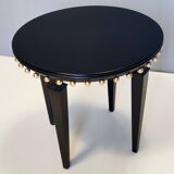 Table basse en hêtre noirci par Roberto Ventura, Italie, années 2000