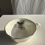 Lot de 6 tasses à café à motifs d'oiseaux anciennes