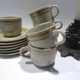 Sarreguemines coffee cups