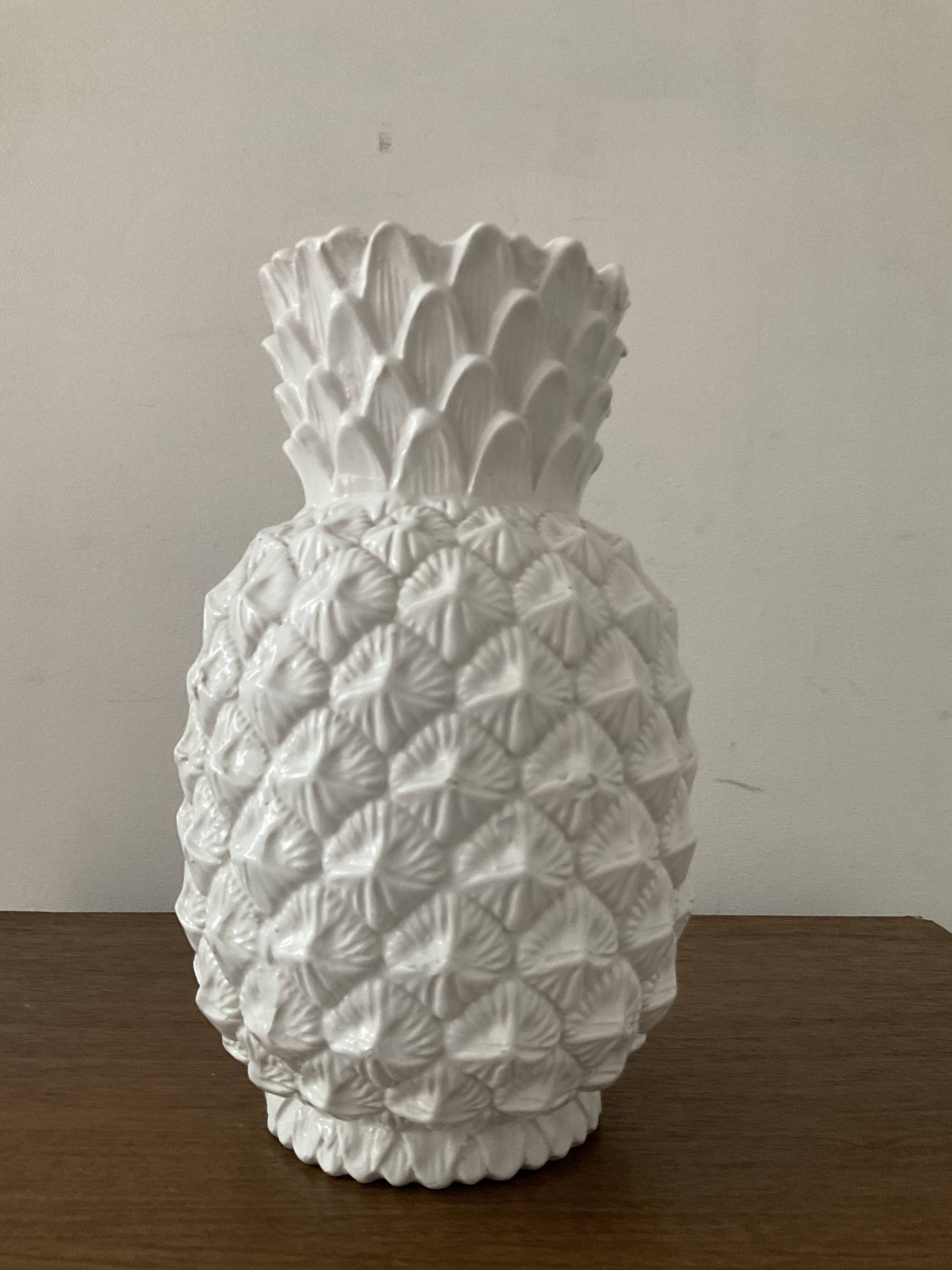 Vintage pineapple vase in ceramic 60s