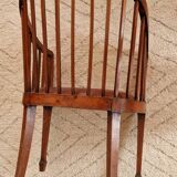 Small Art Deco bench and armchairs in beech, 1930s