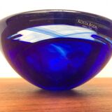 Vintage Swedish glass bowl by Kosta Boda