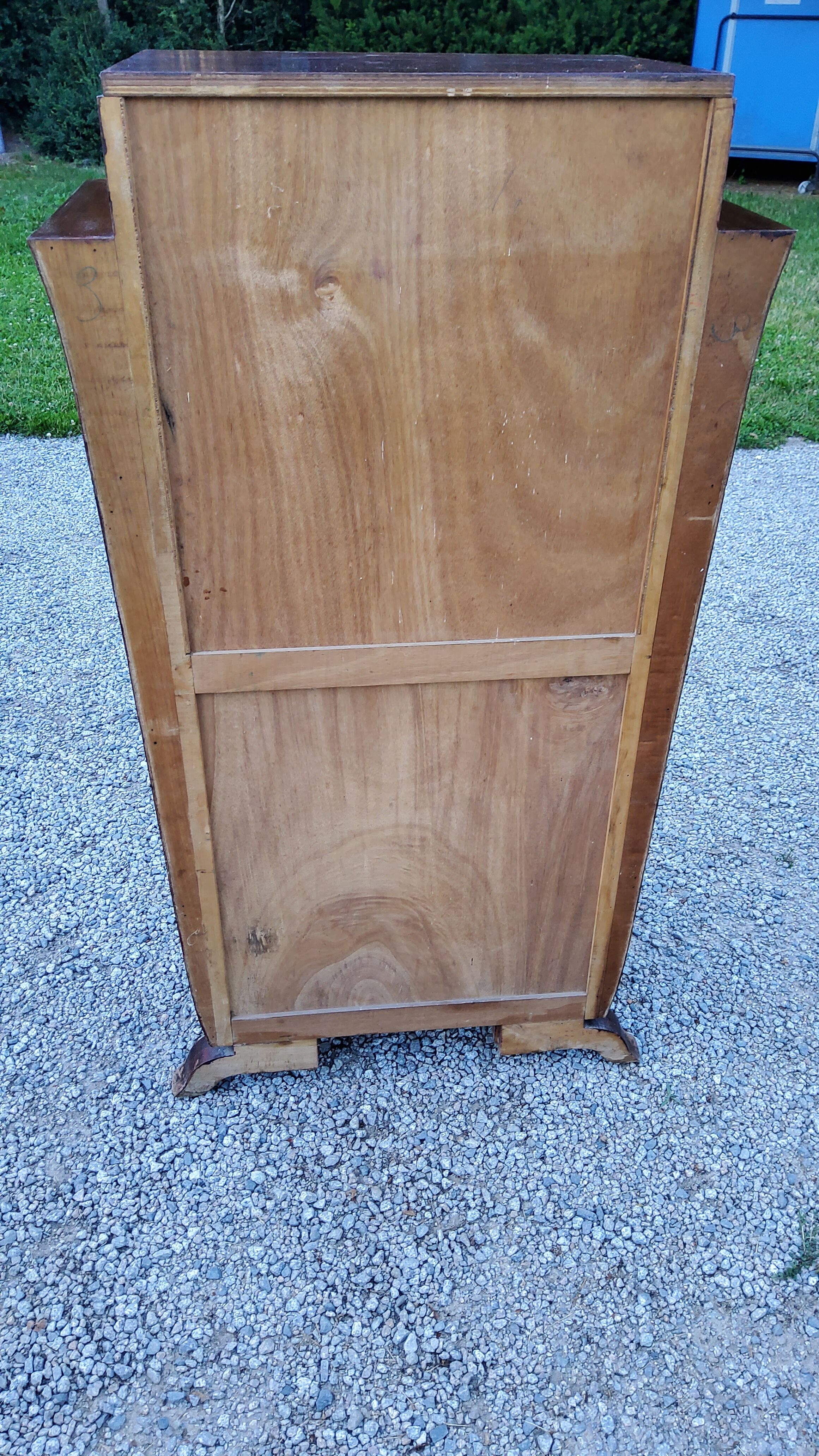 Art Deco secretary in mahogany 1930