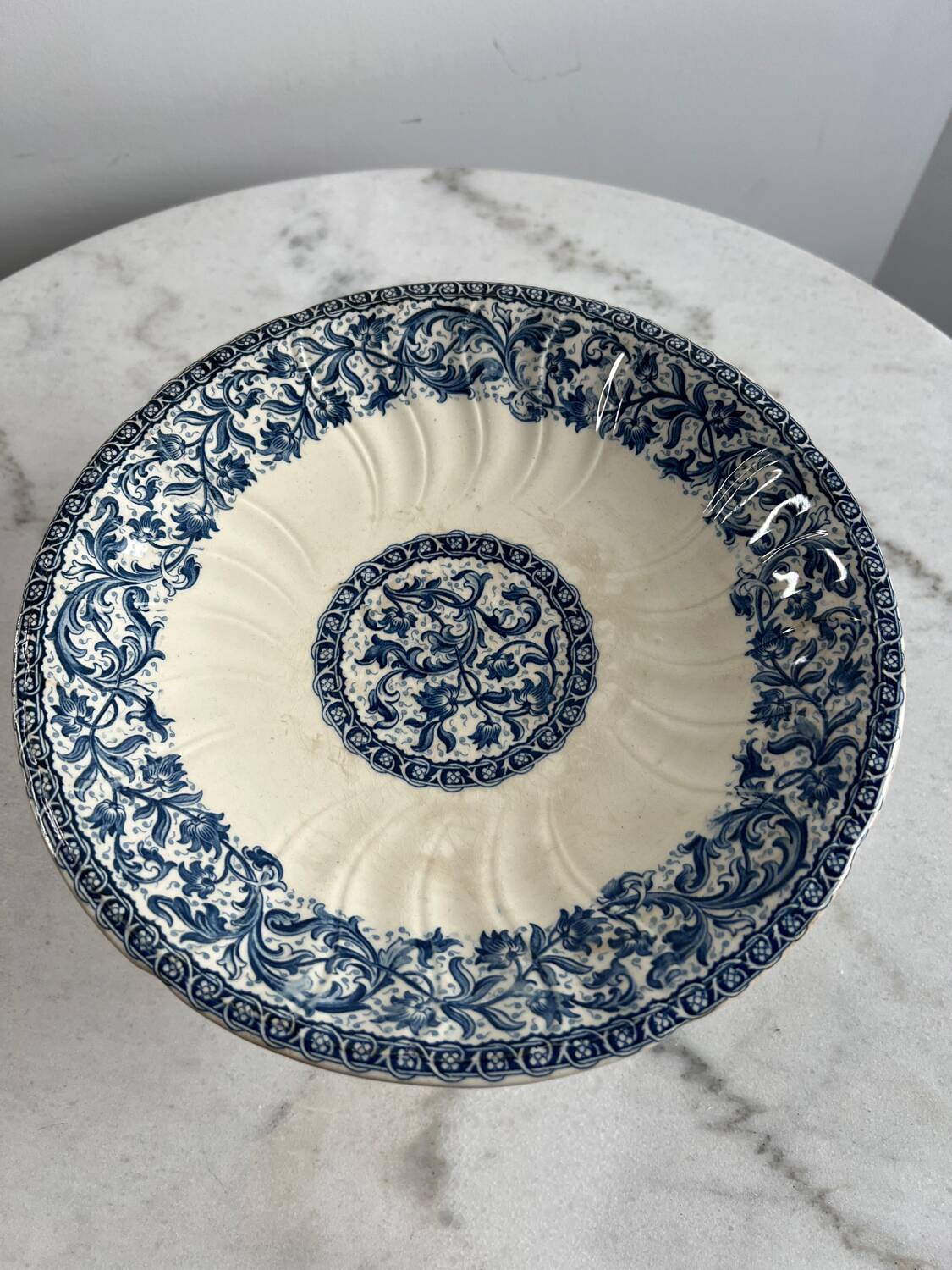 Plate Garland Gien type compote dish Ironstone