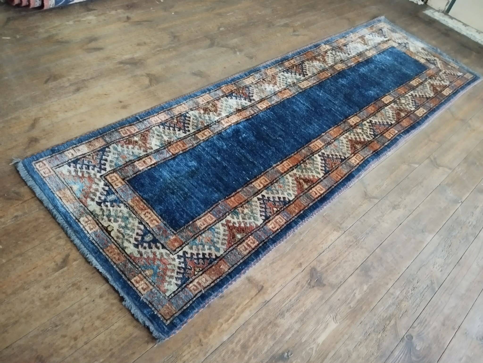 Handmade Pakistani Ziegler hallway rug 242x81cm