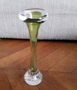 Swedish blown glass soliflore vase