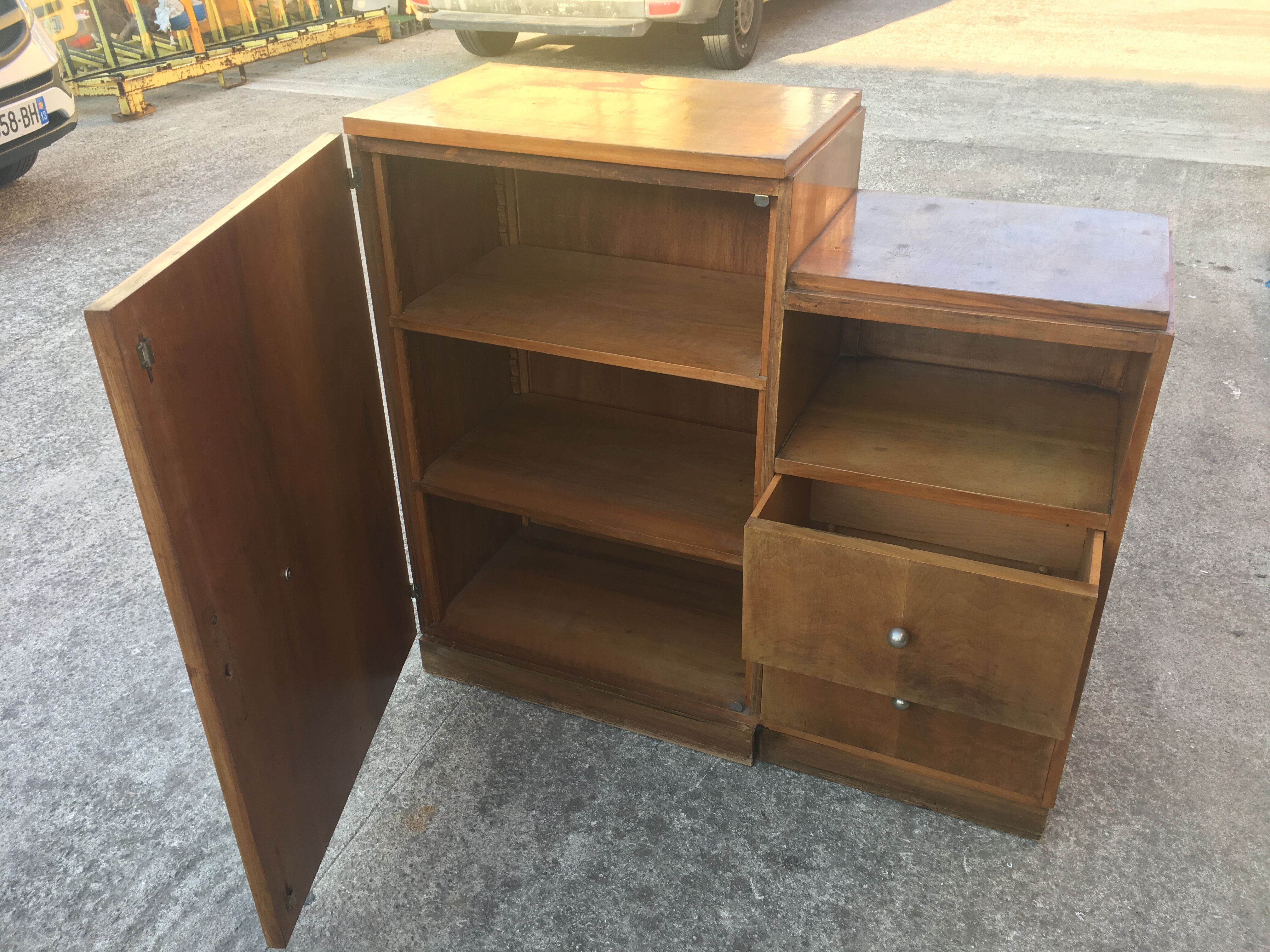 Art Deco asymmetric furniture