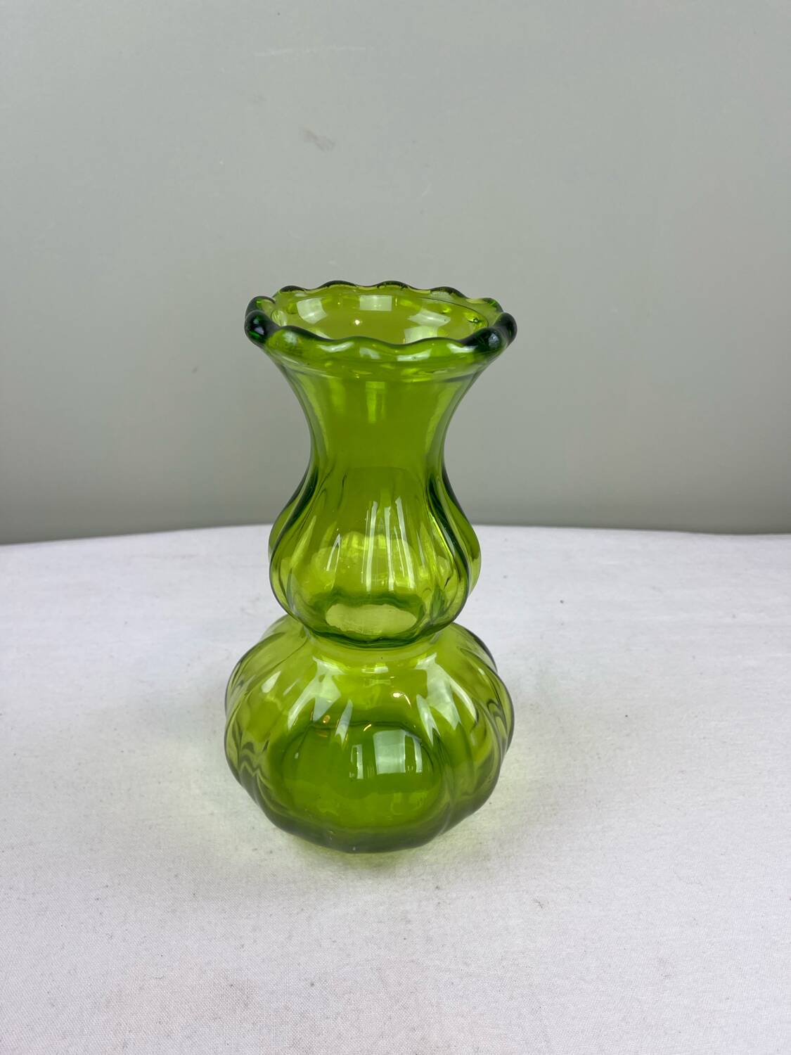 Vintage green vase